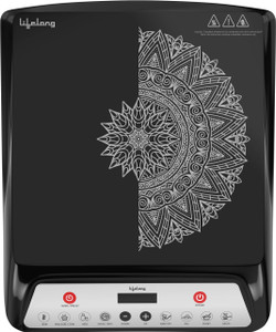 Lifelong 1800 W Induction Cooktop Push Button (Black, LLIC100)