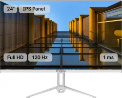 MarQ by Flipkart 60.45 cm (24 inch) Full HD LED Backlit IPS Panel Gaming Monitor (24FHDMEQNNXO) (Response Time: 1 ms, 120 Hz Refresh Rate)
