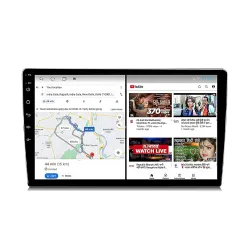 Modorwy TS7 9inch Universal Car Android System OS 13 Double Din Stereo 2GB RAM 32GB ROM IPS HD Touchscreen Inbuilt Bluetooth/WiFi Mirror Link/Split Screen GPS Navigation Multimedia Player