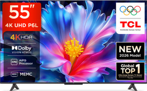 TCL P6L 55" 4K Google TV for ₹28,936