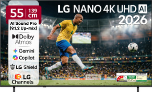 LG 55" 4K AI WebOS TV for ₹36,079