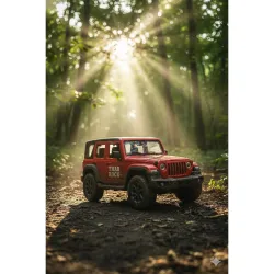Pull Back Thar Rock Jeep Toy Car for Kids | Metal Body SUV with Opening Doors, Lights & Sound | Off-Road Die-Cast Vehicle Toy for Boys & Girls
