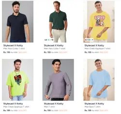 Stylecast X Kotty Men's T-shirts Up to 90% Discount