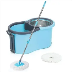 Stysol 360 CLEANING MOP SET FLOOR CLEANING COMES WITH 1 MICROFIBER REFILL Mop Set (Blue)