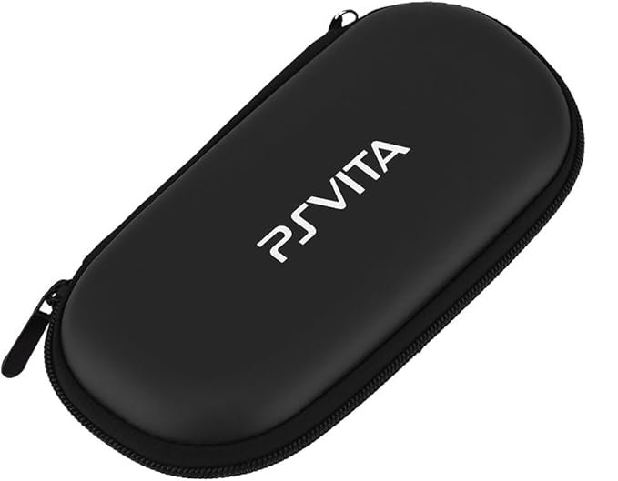 TMG PS Vita Case, Carrying Case Compatible for PS Vita, Portable Travel Carrying Bag for Sony PS Vita, Waterproof and Whockproof Professional PlayStation Vita Travel Pouch (Black)