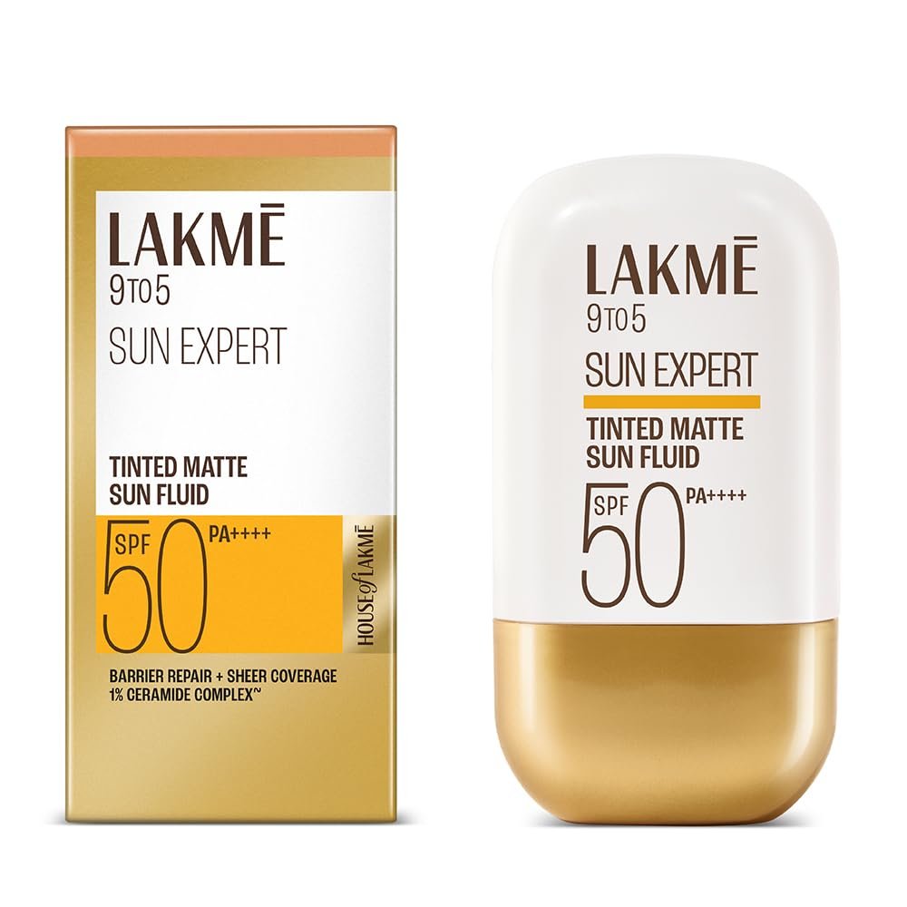 Lakme Sun Expert Tinted Dry Matte Sunscreen Fluid SPF 50+ PA++++ 50ml