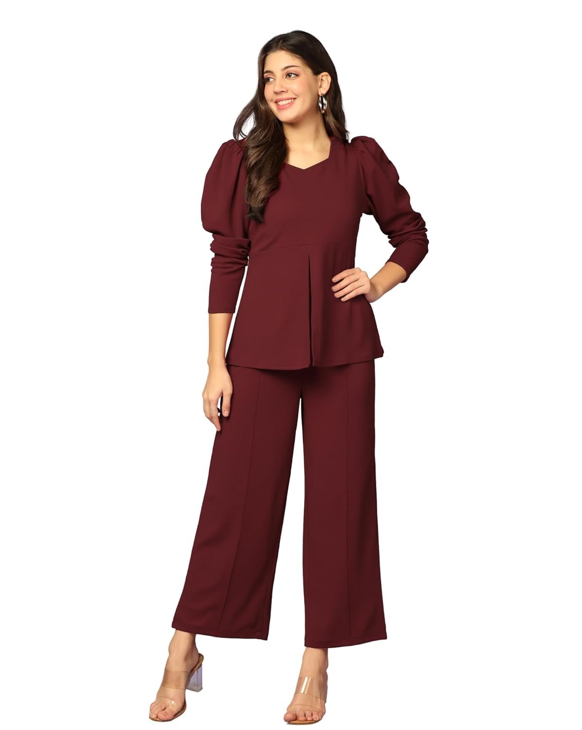 Leriya Fashion Co-ord Set for Women Stylish Lycra Cotton Solid| Western Summer Dress for Woman Trendy Summer Casual Travel Outfit | A Line Dresses for Women | Western Stylish Midi Party Dress Outfits