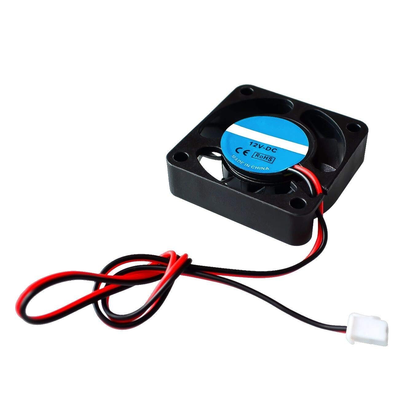 Robocraze DC Fan 12V 4010 2 Pin 40x40x10mm Brushless DC Cooling Blade Fan