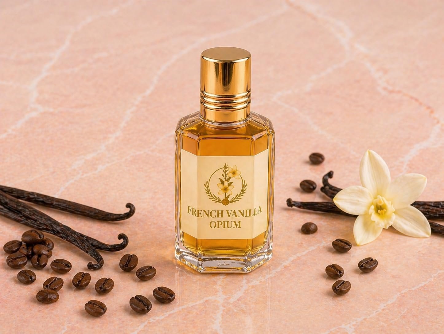 Itran French Vanilla Opium Attar – 6ml Concentrated Perfume Oil | Inspired by YSL Black Opium | Sweet Coffee and Vanillla Fragrance | Long Lasting Alcohol-Free Roll-On Attar for Women
