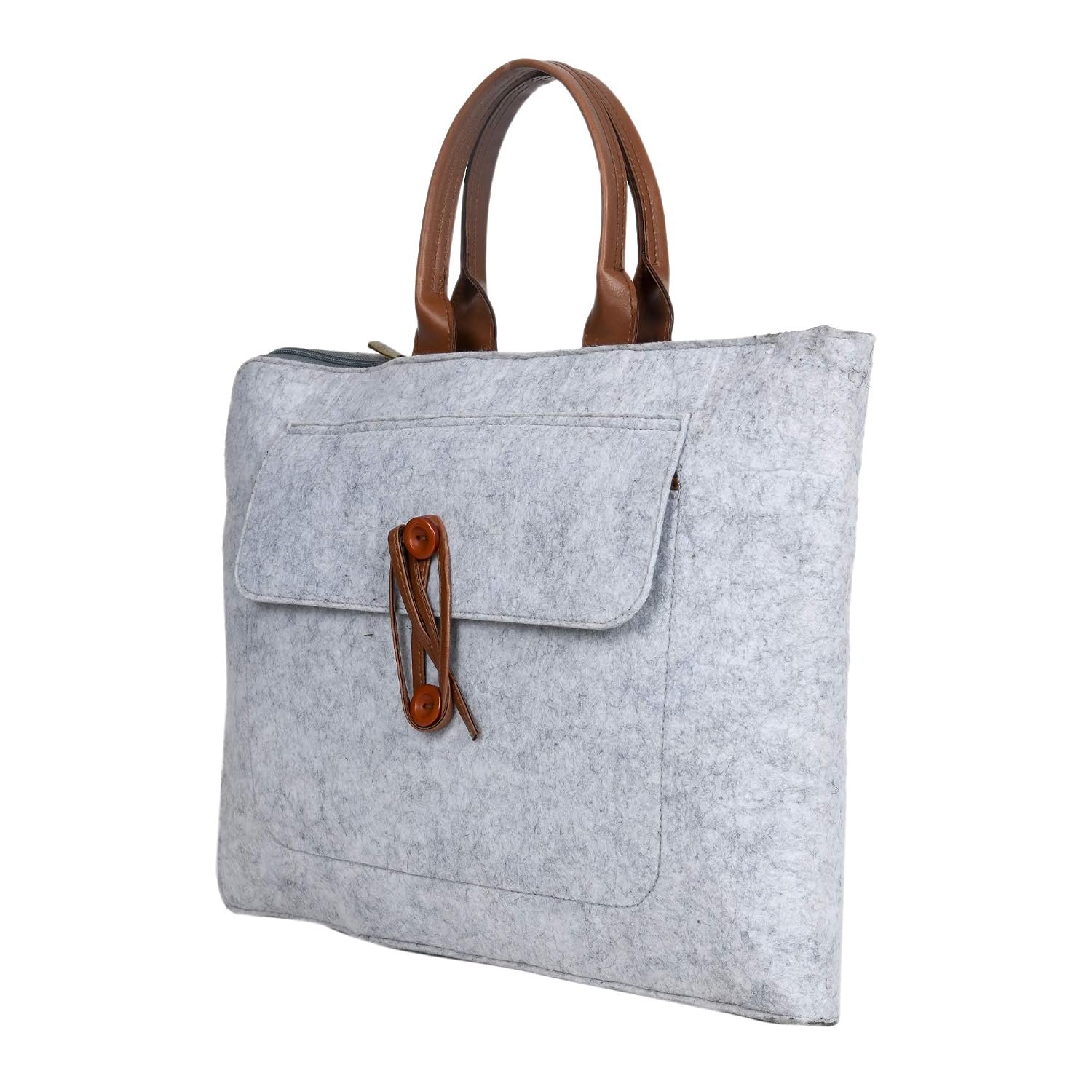 OON Felt Laptop Bag for 15 Inch Laptop External Size 16 inch Laptop Bag