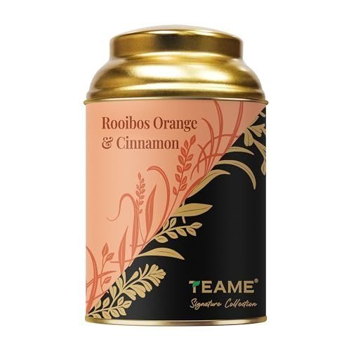 TE-A-ME Rooibos Orange & Cinnamon Tin 50 Grams | Tea | Rooibos Tea