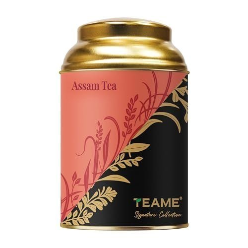 TE-A-ME Assam Leaf Tea Tin- 50g | Assam Leaf | Loose Tea Leaves