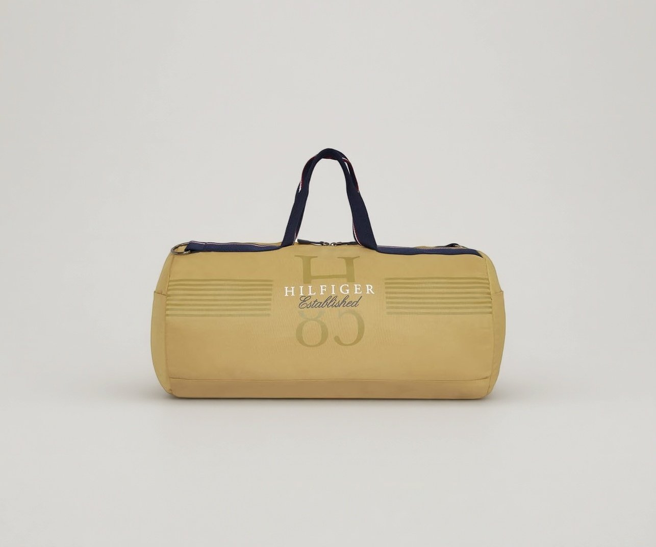 TOMMY HILFIGER Gym Bag, Yellow, Boone | Duffel Bag for Travel Women and Men