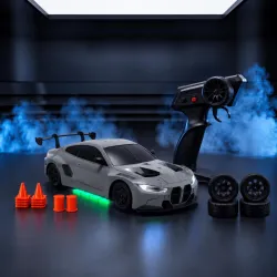 Bhoot Remote Control Car | 20Kmph, 2.4Ghz | Rc Drifting Car, Rc Car 4x4, Drift Car Remote Control with Underglow and Multi LED Lights (Underground Grey)