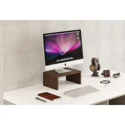 Bluewud Norel Monitor/Computer/PC/Screen Riser Stand for Home & Office (Wenge)
