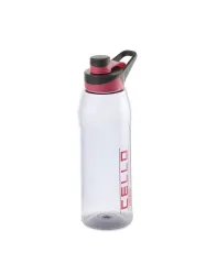Cello Fitbe Pink Motivational Gym Brand Logo Printed BPA Free Water Bottle- 1000ml