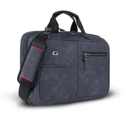 Gear Professional 10L/11" Faux Leather Water Resistant Laptop Messenger/Office Bag