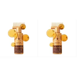 Indulekha Bringha Ayurvedic Hair Oil 100 ml|| Hair Fall Control and Hair Growth with Bringharaj & Coconut Oil - Comb Applicator Bottle for Men & Women (Pack of 2)
