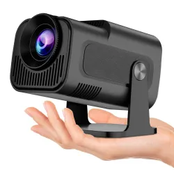 JIFAR Hy320 Mini Portable Projector-5G WiFi 6,Bluetooth 5.0 and Android 11,Support 4K and 1080P Full Hd,12,000 Lumens,Led Projector with 4D/4P (JFP45)