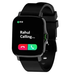 Maxima Max Pro X6 Calling Smartwatch with premium Speaker & Mic,accurate SpO2 monitoring, 8 Fitness modes,Social Media Alerts,Multiple watch faces,1.7' Full HD Display (400 Nits)-Black