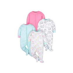 ONESIES Brand Baby Boys Sleepers 4-Pack Footies and Toddler Set