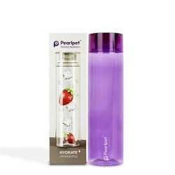PEARLPET Hydrate Plus Water Bottle for Home | Leak Proof Bottles for Refrigerator | BPA-Free, Food Grade, Plastic | Pack of 1, 1000 ML, Green