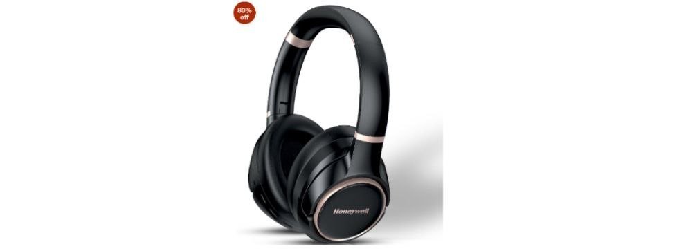Honeywell Trueno U20 Bluetooth v5.4 Over-Ear Headphones with Mic, Hybrid ANC (Upto 30db), Spatial Audio &Head Tracking