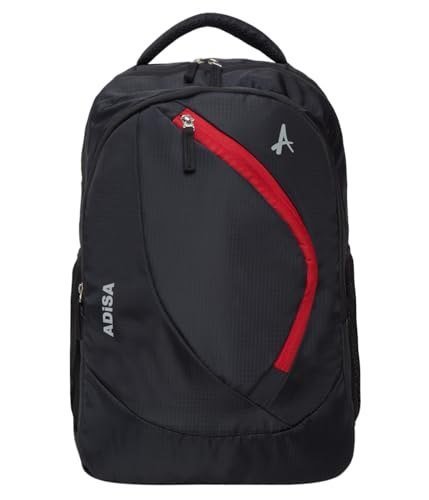ADISA Laptop Backpack for Men and Boys - College Bag with Padded Laptop Compartment upto 15.6 inch for Office, Travel, School - Casual Laptop Bag Pack