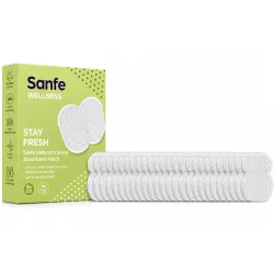 Sanfe Underarm Sweat Absorbent Patch | Prevents Stains, Absorbs & Unpleasant Odour | 8 Hr Control, Stain Free, Ultra Thin | 5 Pairs, for Men & Women