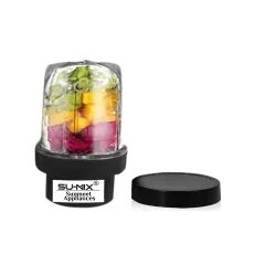 Su-mix Bullet Jar for Mixer Grinder Small Pack of 1 (350 ML) ABS Transparent Juicer Jar, Black- NSA78