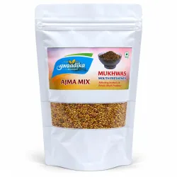 Swaadika Ajma Mix Mukhwas 200 g | Traditional Aromatic Mouth Freshener | Ready to Serve After Meal Mix | Resealable Stand-Up Pouch