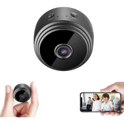 Techoview WiFi Camera Audio Video Recording Low Ligh Vision Camera Small Size, Motion Detection - V380 Pro App