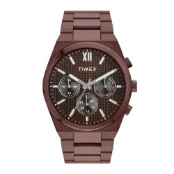 TIMEX Analog Watch for Men Available in Multicolor Dial & Silver Stainless Steel Bracelet Band - Water Resistant Wrist Watches