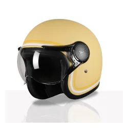 TVS MissFit Women's Open Face Helmet | Lightweight Shell | Pastel Colors Designed Exclusively for Women | Extreme Comfort Fit for Girls | Clear Visor | DOT & ISI Certified