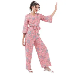 Vishudh Women's Co-ord Set | Trendy Matching Set for Casual & Chic Looks | Stylish Top & Bottom Co-ord for Women